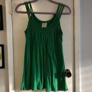 Braided strappy empire top